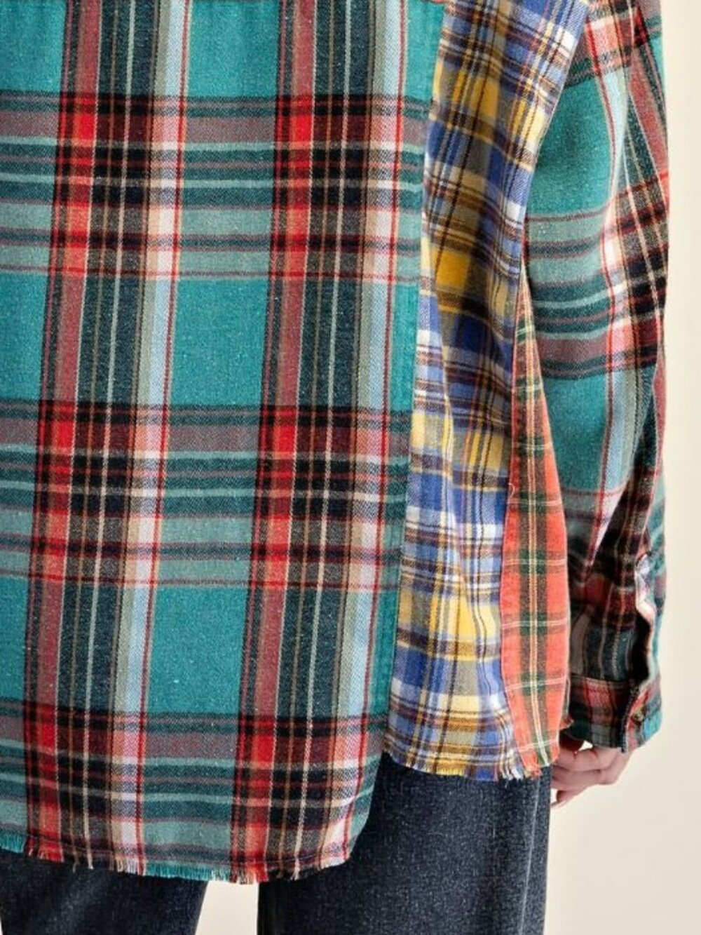 NWT Super Soft Easel Mixed Button Down Shirt - Picture 9 of 16
